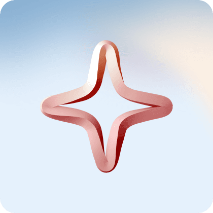 The Pura agent mark: a four-pointed star in a rose gradient, ringed by a halo of dots.