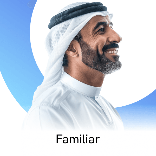 A customer using the ADIB app on their phone.