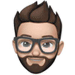 A participant with glasses and a beard