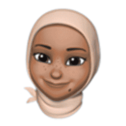 A participant wearing a light headscarf